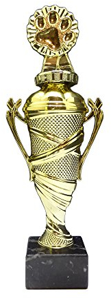 RaRu Hundesport-Pokal (Pfote) mit Ihrer Wunschgravur