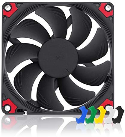 Noctua NF-A9x14 HS-PWM chromax.black.swap, Ventilador Silencioso y Delgado, 4 Pines (92x14 mm, Negro)