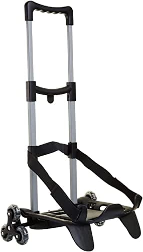 SJ Gang Be Box3 Ruote, Carrello Trolley Portazaino Blocca Zaino, Nero