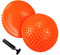 2er-Set Therapie Balance Igel, Balance-Igel Set, Fitness Halbkugel mit Luftpumpe Trittstein für Kinder & Erwachsene, Versch Balanceübungen I 8cm Groß
