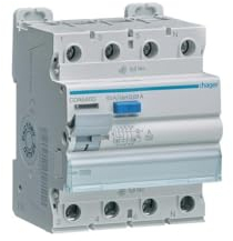 Hager Fehlerstromschutzschalter CDA640D CDA640D 4-polig 40A 0,03A 400V