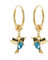 Vintage Kolibri Anhänger Creolen Lange Quaste Strass Vogel Ohrringe für Frauen Piercing Schmuck Design