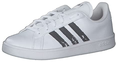 Adidas Damen Grand Court Sneakers, Mehrfarbig Ftwbla Carbon Gridos, 36 EU