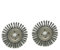 Cepillo de alambre de nudo de acero, 2 piezas de cepillo de alambre de rueda plana circular, cepillo de alambre de nudo giratorio para amoladora angular de 125 mm, rueda de cepillo de alambre