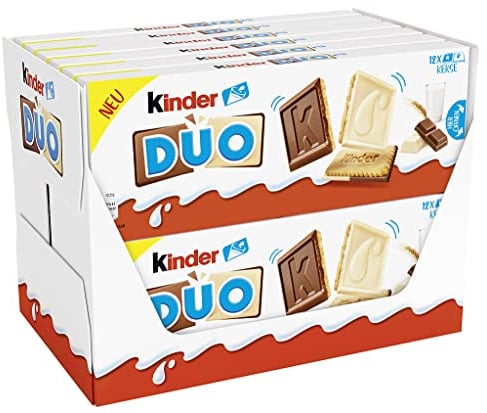 Kinder DUO Kekse - Vorratspack mit 12 Packungen zu je 150g