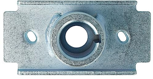 vhbw Moyeu de lame tondeuses à gazon compatible avec Daye DYM1669-4, DYM1768-84 - 10 x 5 x 3,6 cm argenté
