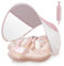 Vicloon Baby Schwimmring,Baby Float mit abnehmbarem Sonnendach,Niedliches rosa Pferdemuster Baby Schwimmhilfe,Baby Schwimmring für Baby ab 3-12 Monate-S