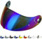 Everalo Visiera Casco Compatibile con Xlite x803 - x802 - x802r - x802rr - x702 - x661 - x603 - xsf 02 - Visiere Compatibili Nolan Pinlock Ready (Arcobaleno)