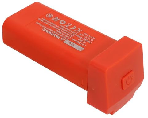 Dilwe 3000 MAh RC Drone Lithium Batterie 7, 4 V Ersatz für LYZRC L800 PRO2, Leicht Tragbar mit Langer Batterielebensdauer (ORANGE