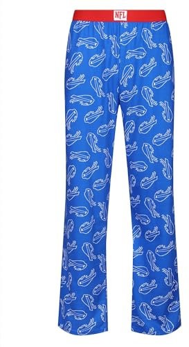 Recovered Buffalo Bills NFL Outline Logo AOP Blau Loungepants - XL