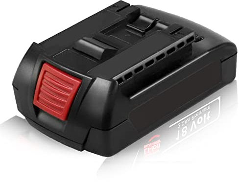 Goodexo 3,0Ah 18V Batterie de Remplacement pour Bosch BAT607G BAT614 BAT607 BAT614G 2607336078 2607336150 2607336224 Batterie