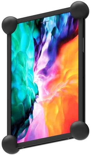 Tablet hülle 10.1 Zoll universal Silikon Universal Kompatibel mit Allen Tablet-Modellen von 10 bis 13“ Rutschhemmend Widerstandsfähig Aufprallschutz (Schwarz)