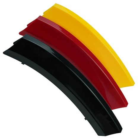 Ysbxitu Juego de 3 Tiras Decorativas para Rejilla de radiador, para BMW X5 E70 2008-2014, Color Negro