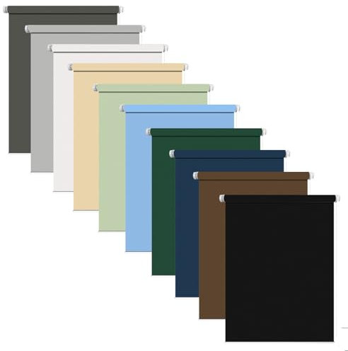 Tenda a Rullo Senza Foratura senza Forare 35 x 90 cm Fatto su Misura Termica Isolante Tende a Rullo Per Interni Senza Forare Montaggio senza Forare per Finestra o Porta, Nero