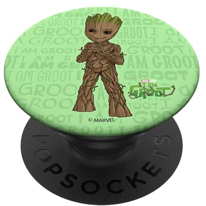 Marvel I Am Groot Super Cute Seedling Superhero Poster PopSockets Klebender PopGrip