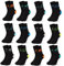 Libella 12 Paar Jungen Sportsocken Fussball Wintersocken Baumwolle bunt Cotton modische Füßlinge 2874 39-42
