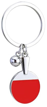 Humkopnl Porte-clés de tennis de table – Porte-clés de sport avec pendentif décoratif | Porte-clés de résistant à l'usure pour les amis, la famille, les amoureux, a, Refer to description