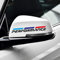 Generisch 2 Stück M Power Performance Auto Rückspiegel Aufkleber für BMW 1 3 4 5 7 Series GT X1 X3 X4 X5 X6 F15 F16 F18 F10 F25 F30 F31 F34 (schwarz)