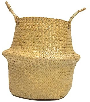 PRETYZOOM Cesta de Picnic Plegable para Guardar Juguetes Flores Y Algas