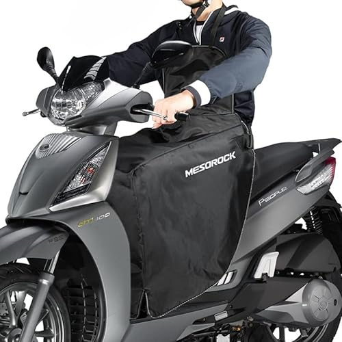 Thaookte Scooter Beinabdeckung, Motorrad Beinschürze, Rollstuhl Beinabdeckung Motorrad Abdeckung, Roller Decke Reflektierendes Band, Winddicht Wasserdicht Schürze, Motorrad Knieschoner, Universalgröße