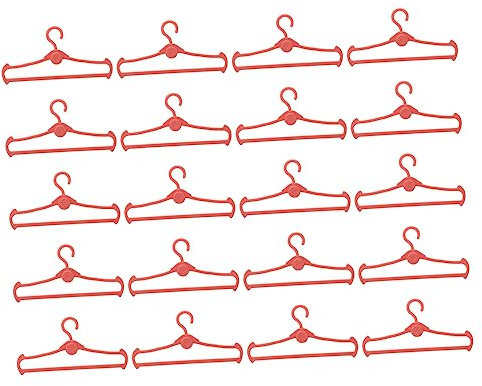 Vaguelly 50stücke Mini Kleiderbügel Für Puppen Kleiderhänger Für Puppenkleidung Praktische Aufbewahrung Und Organisation Für Puppenoutfits Für Puppenhäuser Und Spielzeugzubehör