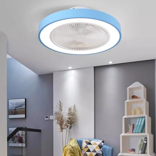 Ceiling Fan with Lights - 6-Speed Reversible Remote Control Ceiling Fans for Bedroom, Living Room, and Kitchen - Energy Efficient and Stylish Design for Home Comfort