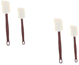 Ciieeo 2 Set Spatole Silicone Multi Per Dolci Utensili Per Crema Con Resistente Calore E Facile Per Torte E Dessert 2 Pezzi * 2