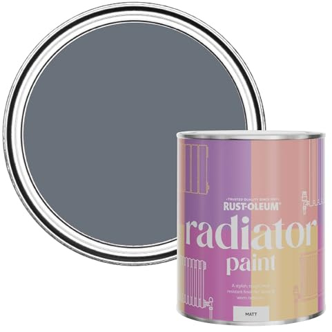Rust-Oleum Heat-Resistant Radiator Paint in Matt Finish - Seascape 750ml