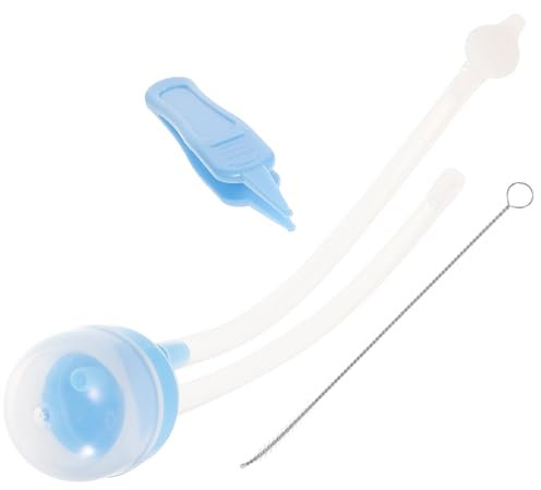 JECOMPRIS 1 Set per Naso Kit con Aspiratore Nasale Pinza Naso e Facile Usare e Lavabile per Mamme e
