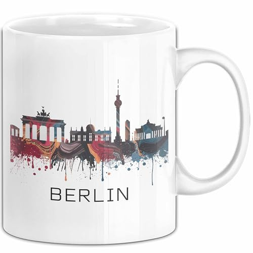 Deutschland Berlin Tasse Geschenk Lustige Geschenkidee Spruch (Weiß)