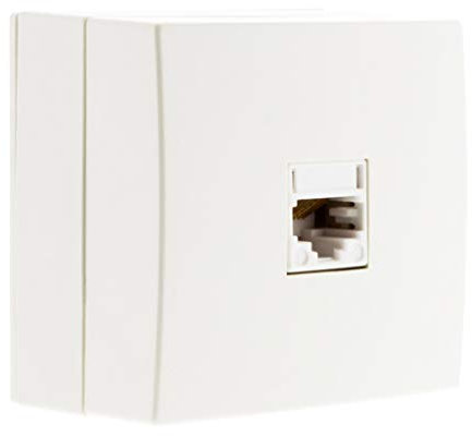 Prise téléphone RJ45 Blanc - Bel'Vue