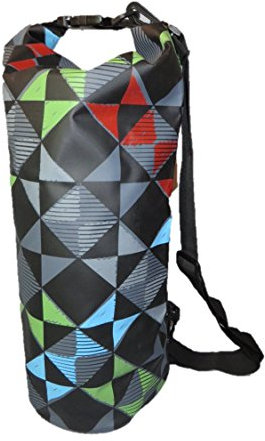 Unbekannt Dry Bag 10L Liter - wasserdichte Tasche Rollbeutel Seesack Packsack Drybag 10 L BUNT