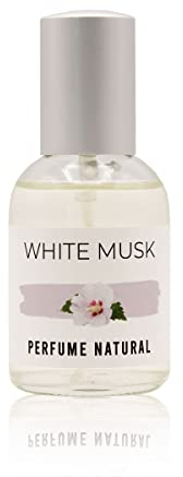 Perfume Pulverizador White Musk 50ml Labnatur. Notas florales y frescas. Aroma en Spray para la Piel. Fragancia Duradera.