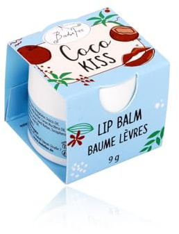 BadeFee Lippenbalsam Kiss – Natürliche Pflege für geschmeidig-weiche Lippen, made in Germany (10 ml, Coco Kiss)