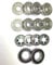 EcoBio Roulements à Bille Set pour: Roues Avant, essieux Avant et Arbre de Broche de Moteur - Kit de réparation pour: Husqvarna AUTOMOWER - 310 315 315X (pour Le modèle: 310 Année: 2015-2018)