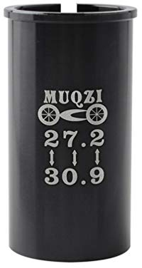 Wakauto 1 STK. Sattelstützenrohr 27. 2 Umdrehungen 30. 9 Aluminiumlegierung Dead Fly Schwarz Sattelstützenrohr Reduzierhülse für Rennrad