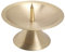 NKlaus Scheibenleuchter Ø11cm Messing Gold Kerzenleuchter matt Altarleuchter mit Dorn 10720