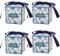 Gastgeschenk Schachtel Papier Blau, 50 Pcs Quadratische Geschenkbox mit Band, Candy Geschenkboxen für Hochzeit, Süßigkeit Kästen Gastgeschenk für Hochzeit Verlobung Geburtstags Weihnachten, 7x7x7 cm