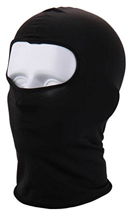 Sturmhaube Balaclava Winddichte Atmungsaktiv für Motorradhelm Radfahren Skifahren & Wintersport, UV Schutz Gesichtsmasken Outdoor Sports Vollgesichtsmaske - Unisex Männer Frauen Kinder Schwarz