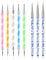Hanyousheng 8PCS Pinceau Nail Art Ongles, Dooting Tool Ongles, Pinceau Ongle Gel, Stylos et Pinceaux de Nail Art pour Peinture à Ongles Nail Art Kit Pour DIY Nail Art Designs