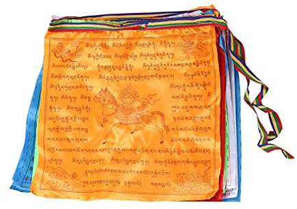 Alipis 1 Rolle Lungta Gebetsfahne Buddhistische Fahne Buddhistische Gartendekoration Buddha-gebetsfahne Meditationsfahnen Mantra Fahnen Nepal-flagge Gebetsfahnen Schilder Mahathir Heilen