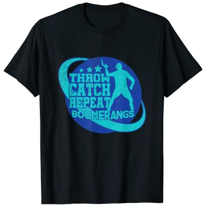 Throw Catch Repeat Bumerang-Spieler Bumerangwerfer Sport T-Shirt