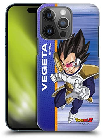 Head Case Designs Officially Licensed Dragon Ball Z Vegeta Saiyan Arc Characters Hard Back Case Compatible With Apple iPhone 14 Pro