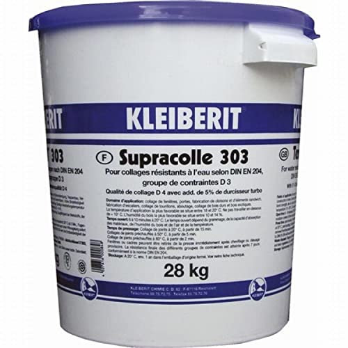 KLEIBERIT CHIMIE SARL CPA70003 Colle vinylique D3 KLEIBERIT 303.1-Seau 28 kg-303.1.3006