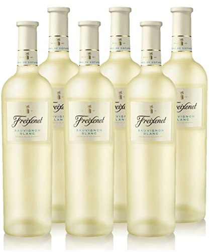 Freixenet Sauvignon Blanc Weißwein Trocken (6 x 0,75 l) Spanischer Wein in edler Premium-Flasche, Spanish Wine Collection, trocken, vegan, perfekt zu Fisch und Meeresfrüchten