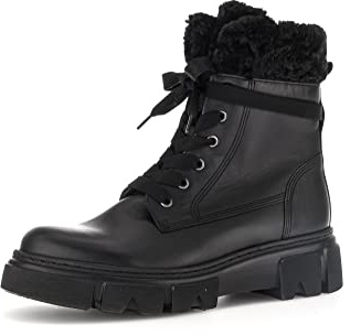Gabor Damen Combat Boots, Frauen Stiefeletten,Wechselfußbett,Best Fitting