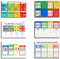 DEVENALSA Zones of Regulation Poster Gefühle Poster Emotionen Poster Calm Down Corner Poster Autismus Sensory Products 6er Set (20,3 x 30,5 cm)
