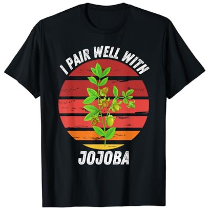 Vintage-Jojoba passt gut zu Jojoba-Pflanzen-Gartenliebhabern T-Shirt