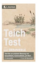 Lawana Teich Test - Test-Set zur präzisen Messung von Gesamthärte, Karbonathärte, pH-Wert.