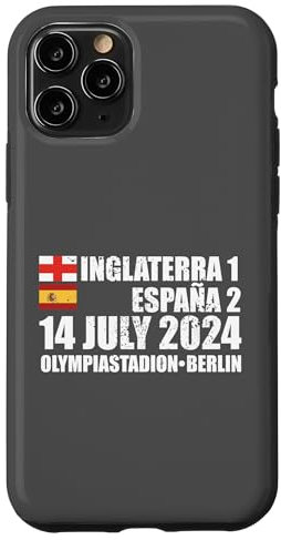 Hülle für iPhone 11 Pro Euro Football Inglaterra 1 Espana 2 Gewinner Finale 2024